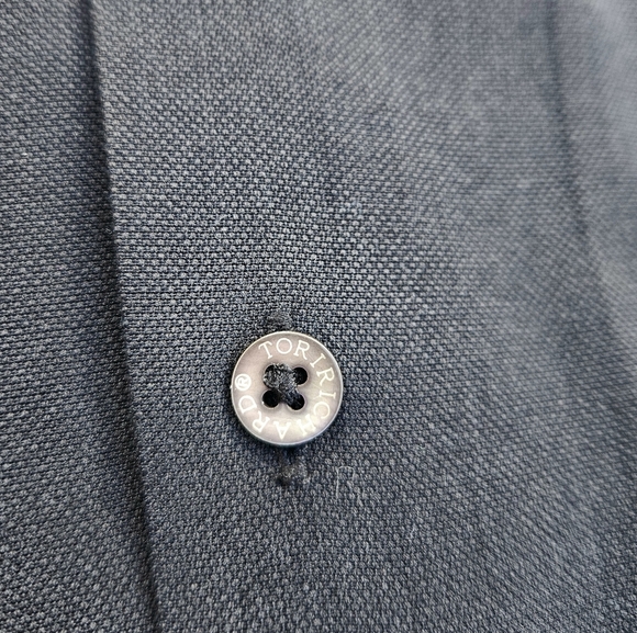 Tori Richard "Shaken not Stirred" Embroidered Black Short Sleeve Button-up Large - Picture 7 of 8